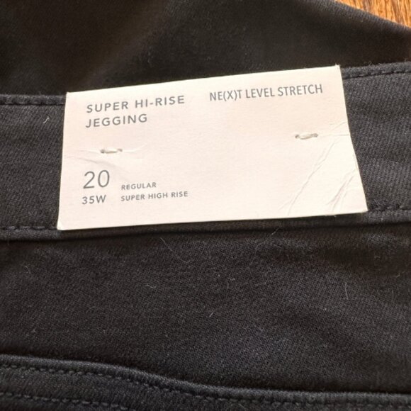 NEW American Eagle Next Level Super High-Waisted Jegging Size 20 Regular Black - Picture 4 of 7